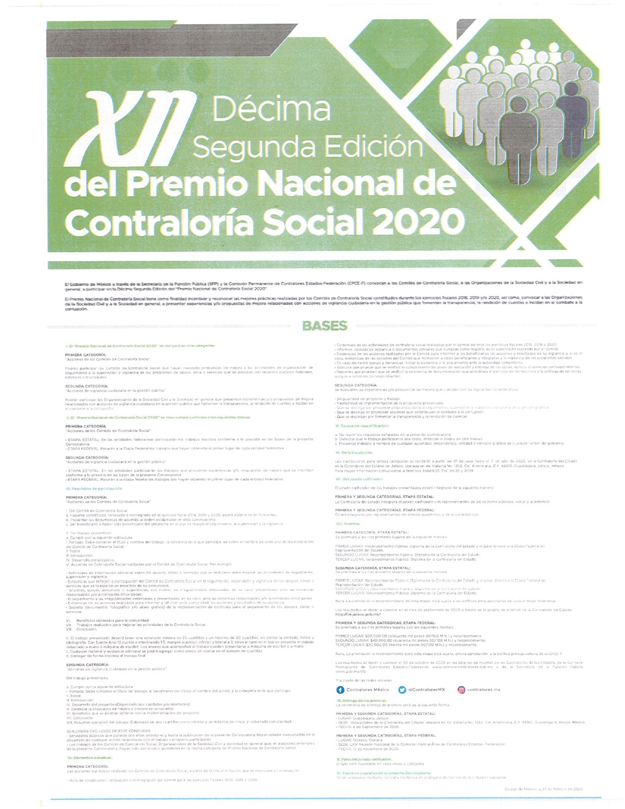 convocatoria contraloria